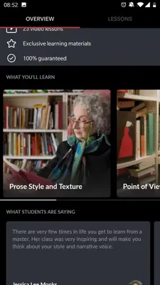 MasterClass android App screenshot 1